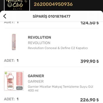 Watsons'tan Sipariş Verdiğim Ürünler Eksik Ve Farklı Geldi.