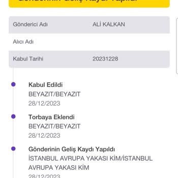 PTT Kargo Batman Şubesi Ve Diğer Şubeler Kargomuzu Ulaştırmıyor