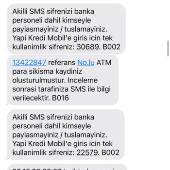 Yapı Kredi Bankası ATM Para Sıkışması Ve Çözümsüzlük