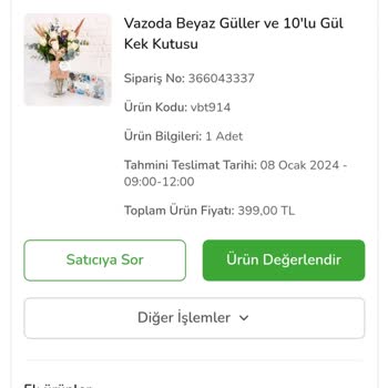 Çiçek Sepeti Görselden Farklı Gönderim, Parası Ödenen Ürün Göndermeme