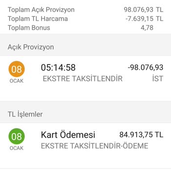 Garanti Bankası Benden Habersiz Taksitlendirme Yapmış