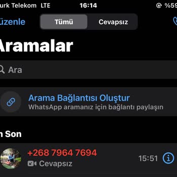WhatsApp Üzerinden Şüpheli Arama Kaygısı