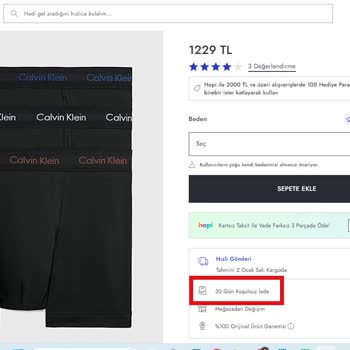 Boyner.com İade Problemi