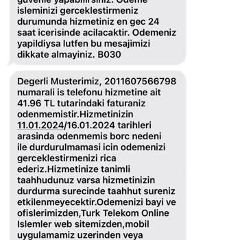 Türk Telekom Hiçbir An Çok Nce Dönüş Sağlanırsa Sevinirim