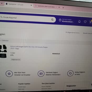 N11 Aldığım Ürün Reddedildi