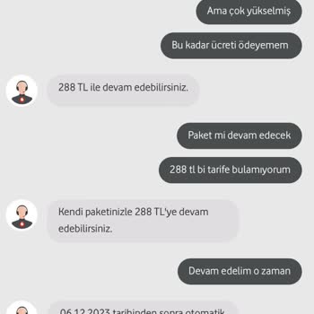 Vodafone Tel. Fatura Şikayeti