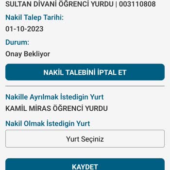 KYK Yurt Nakil Sürecinde Yaşanan Sorunlar