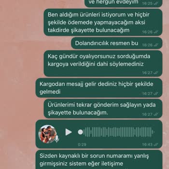 Stilzade Moda Siparişim Kargoda Kayboldu, İade Sorunu Yaşıyorum!