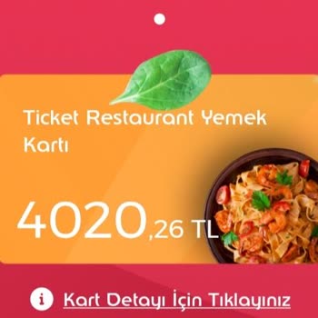 Ticket Restaurant Yetersiz Bakiye Sorunu