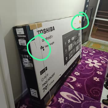 Carrefour SA Dan Toshiba TV Aldım Kırık Çıktı Değişim Yapmıyorlar