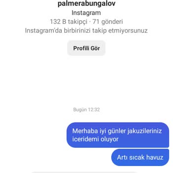 Palmero Bungalov Palmera Bungalov Şikayet