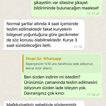 shopi go 4 Saatte Teslim Maalesef Gerçek Değil!