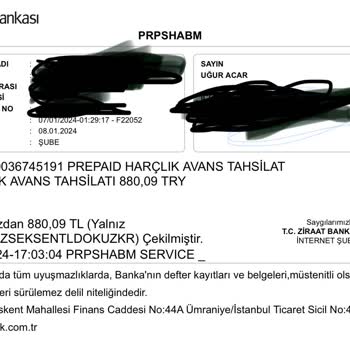 Ziraat Bankası Genç Kart Nakit Avans Tahsilatı