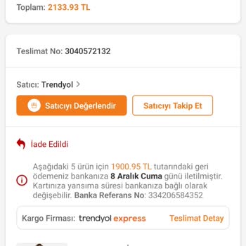 Trendyol Ürün İade Mağduriyeti
