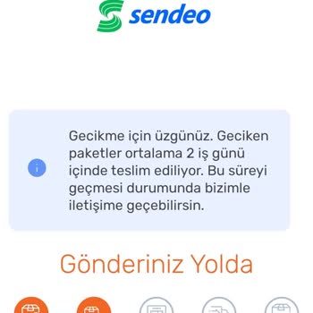 Sendeo Kargomu Dağıtıma Çıkarmadan İadeye Gönderdi