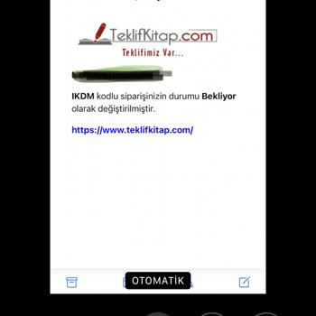 Teklifkitap.com Sipariş Durumu Güncellemesi Hakkında Bilgilendirme Beklentisi