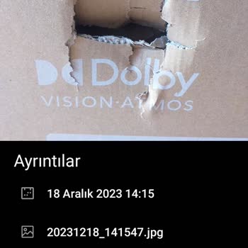 UPS Türkiye Kırık TV Geldi