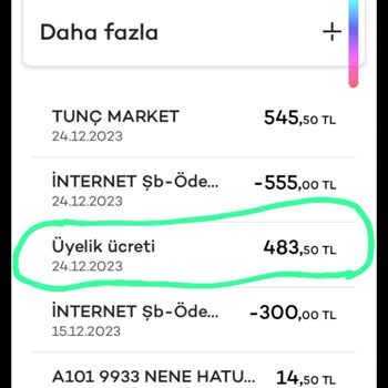 Akbank Kredi Kartı Üyelik Ücretini Yansıtması