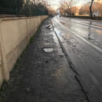 Çorlu Belediyesi Asla Yapılmayan Kaldırımlar