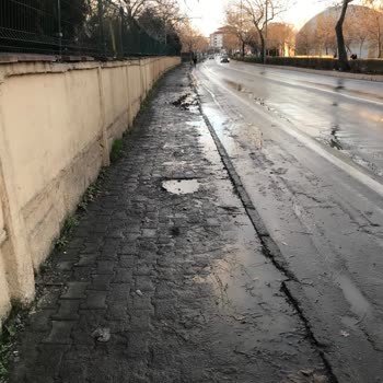Çorlu Belediyesi Asla Yapılmayan Kaldırımlar