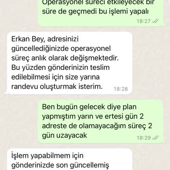 Kolay Gelsin Aynı Gün Teslim Ürünüm Teslim Edilmiyor