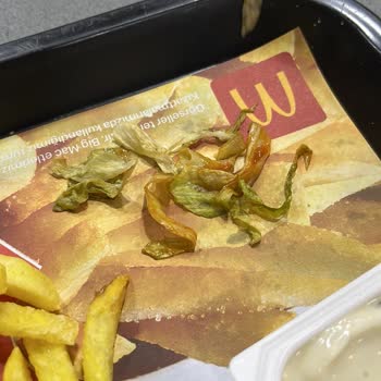 McDonald's Kızılay AVM Karşısı Şubesi Rengi Griye Dönen Marullar!
