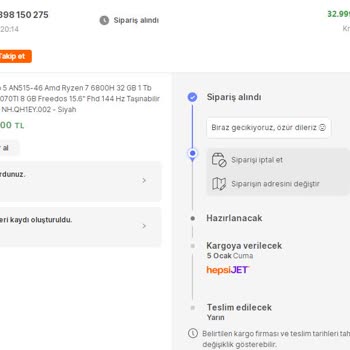 Hepsiburada Tedarik Mağduriyeti 33bin Tl Zarardayım Hem De 6 Taksit