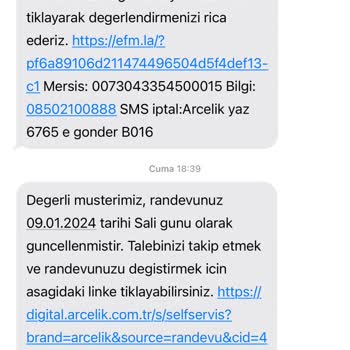 Arçelik Hizmeti Çok Kötü