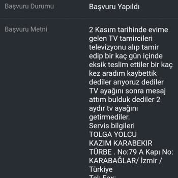 Ticaret Bakanlığı Televizyon Tamiri Ve Teslimat Sürecinde Yaşanan Sorunlar