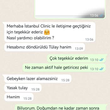 İstanbul Clinic Dondurulan Hizmet İçin İcraya Vermiş