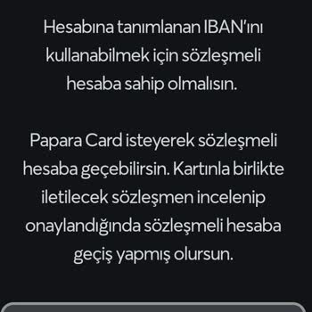 Papara Hesabı Sözleşmeli Yapmak İçin!