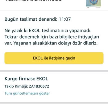 Ekol Lojistik Ekol Kargo Firmasının Teslimat Sorunu