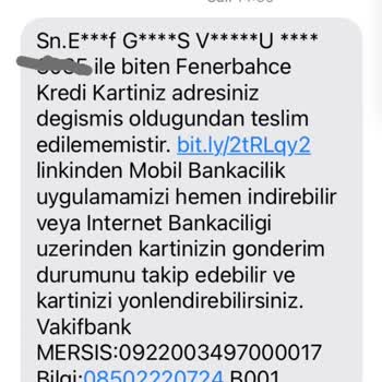 VakıfBank Kredi Kartı Teslimatı Konusunda Yaşanan İletişim Sorunları