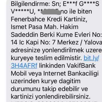 VakıfBank Kredi Kartı Teslimatı Konusunda Yaşanan İletişim Sorunları