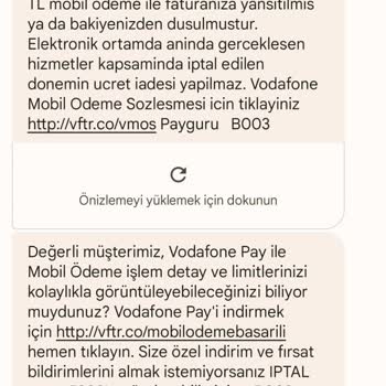 Vodafone Haksız Mobil Ödeme Tahsilatı
