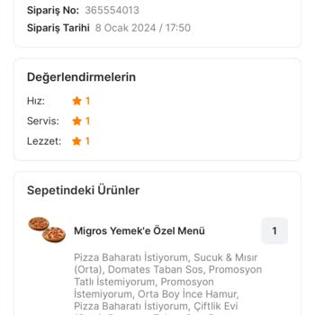 Pizza Hut Pizza Dan Saç Çıktı