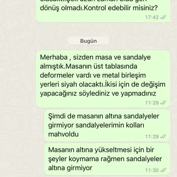 Vettore Mobilya (Gebze) Ürünlerinin Arkasında Durmuyor.