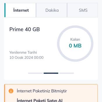 Türk Telekom Mobil Sınırsız Paketin Sınırını Aştım.