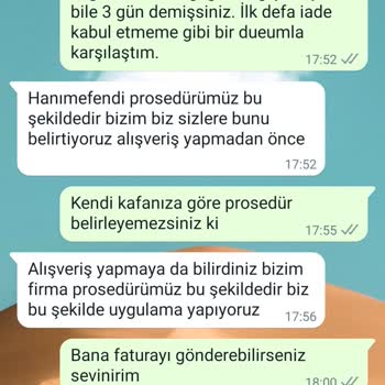 Elfida Moda İade Hakkı Vermiyor