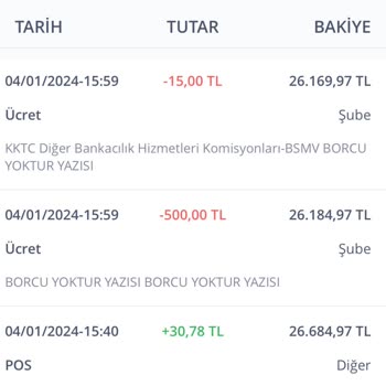 İş Bankası Hesabımdan Haksız Komisyon Alınması