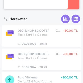 Hop Scooter 2 Kez Alınan Provizyon Ücreti.