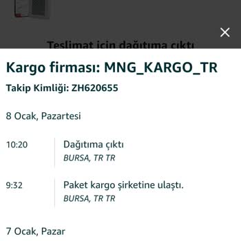 Amazon Ve MNG Kargo Teslimat Sorunu
