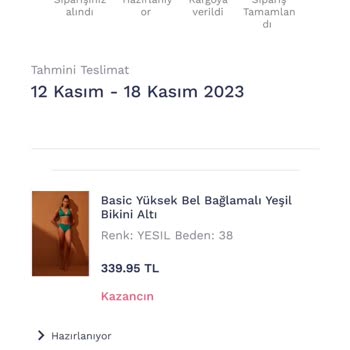 Penti Urunu Göndermedi Ücret İadesi Yapmadı