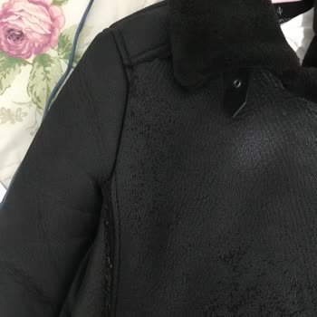 Stradivarius İçi Suni Kürklü Biker Ceket Derisinin Dökülmesi