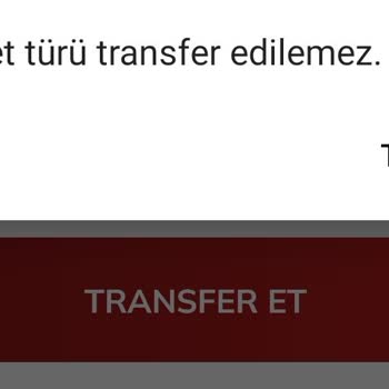 Passolig Bilet Transferi Yapılamaması Hakkında Yardım Talebi