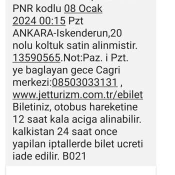 Jet Turizm Açığa Alınamayan Bilet, Ulaşılamayan Telefonlar