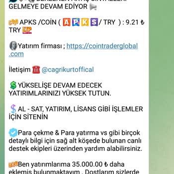Telegram Kripto İşlemleri Mağduriyeti