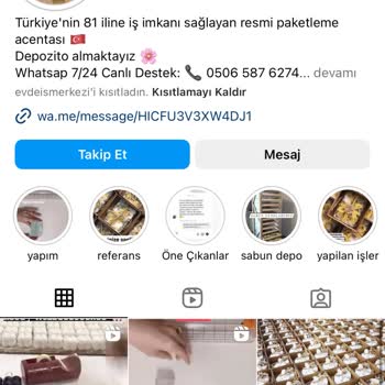 Evdeismerkezi (Instagram) Yanıltıyor
