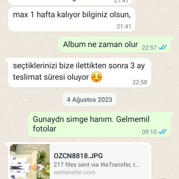 Art Stüdyo Sunnet Düğünü Fotoğraf Teslim Sürecinde Yaşanan Gecikme