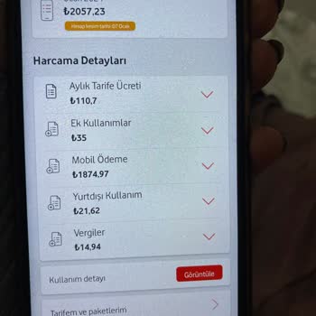 Vodafone Faturalı Hat Üzerinden Haksız Alım